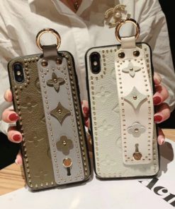 Fashion Rivet Leather Wristband Iphone Cases