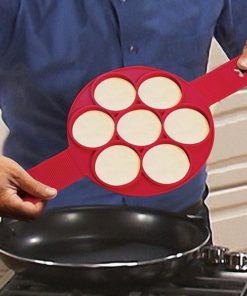 Pancaker™ Nonstick Pancake Ring in Red