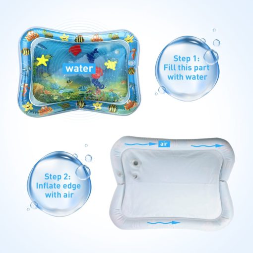 Tummy Time Inflatable Water Mat for Babies