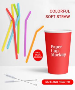 6Pcs Reusable Straws