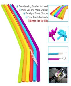 6Pcs Reusable Straws