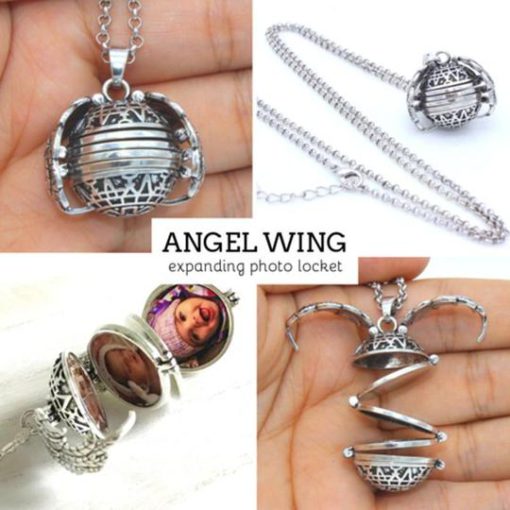 Angel Wing Expandable Locket - Image 9