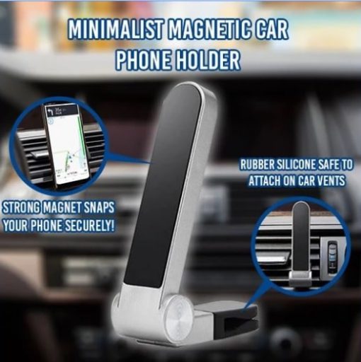 Minimalist Magnetic Car Phone Holder