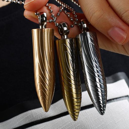 Bullet Necklace Million Matches Male Key Chain Pendant Lighter - Image 4