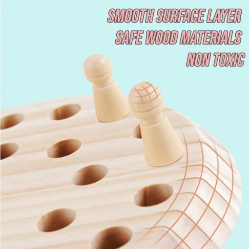 Wooden Memory Match Stick Chess - Image 7