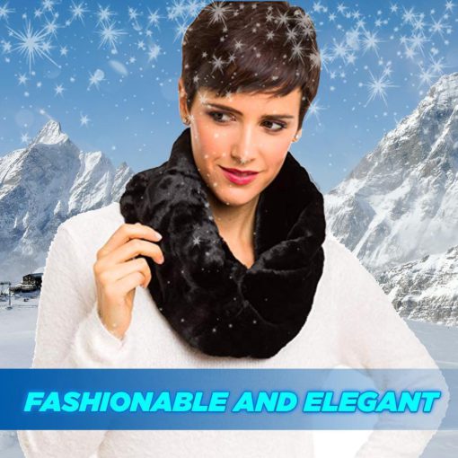 Magnetic Faux Fox Fur Scarf - Image 2