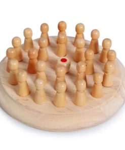 Wooden Memory Chess Game