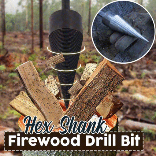 Hex Shank Firewood Drill Bit