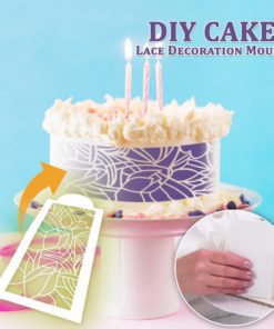 DIY Cake Lace Decoration Mould - Set For 8