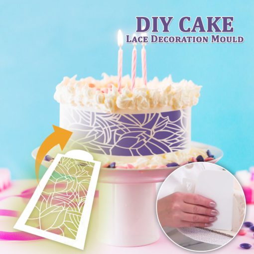 DIY Cake Lace Decoration Mould - Set For 8