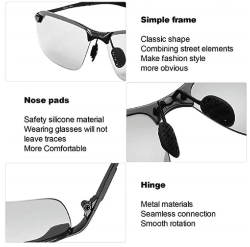 Photochromic Sunglasses With Polarized Lens - Image 2