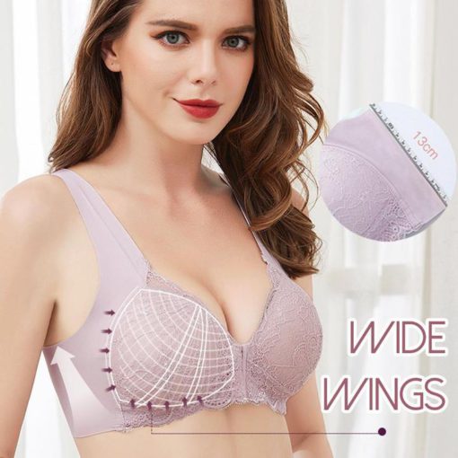 5D Front-Buckle Wireless Lifting Bra - Image 4