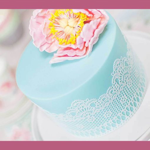 DIY Cake Lace Decoration Mould - Set For 8 - Image 3