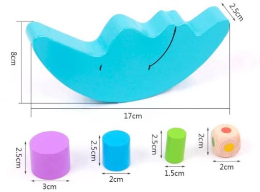 Moon Equilibrium & Color Learning Toy - Image 2