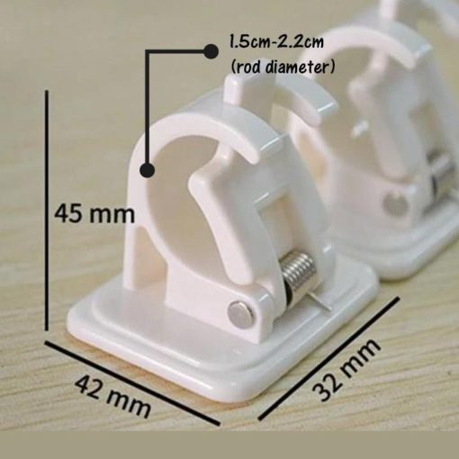 Nail-free Adjustable Rod Bracket Holders - Image 9