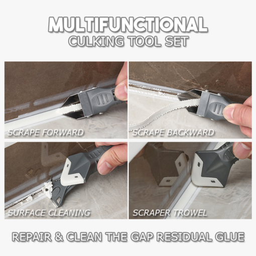 Multifunctional Caulk Finishing Tool Set - Image 8