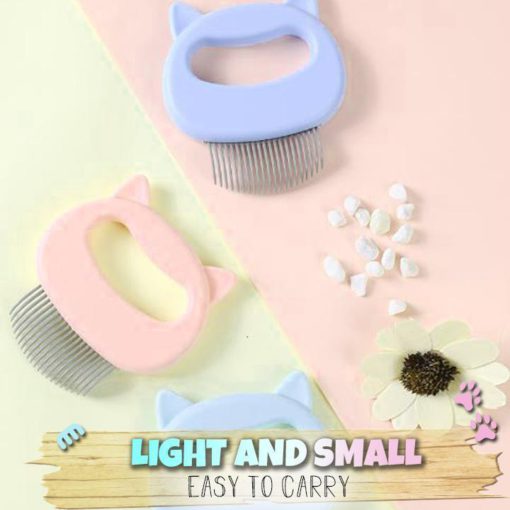 Pet Hair Removal Massaging Shell Comb - Image 9