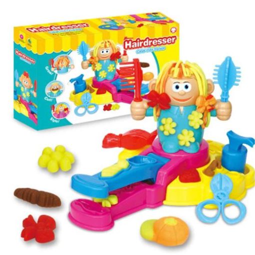 DIY hairdresser color clay children's toys