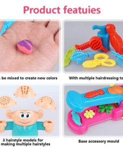 DIY hairdresser color clay children's toys