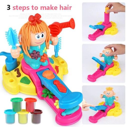 DIY hairdresser color clay children's toys - Image 5