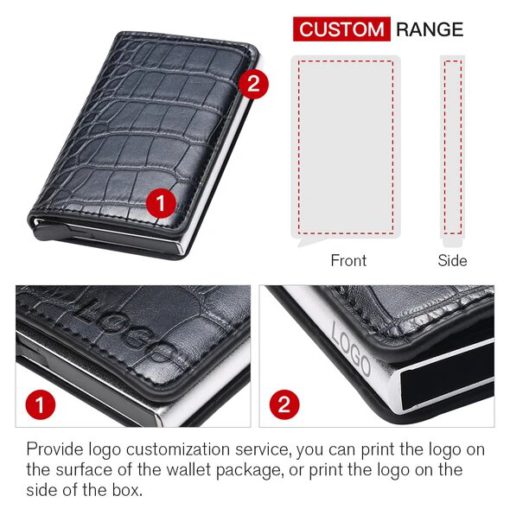 Large Capacity Leather RFID Secure Cash and Cards Wallet - Image 5