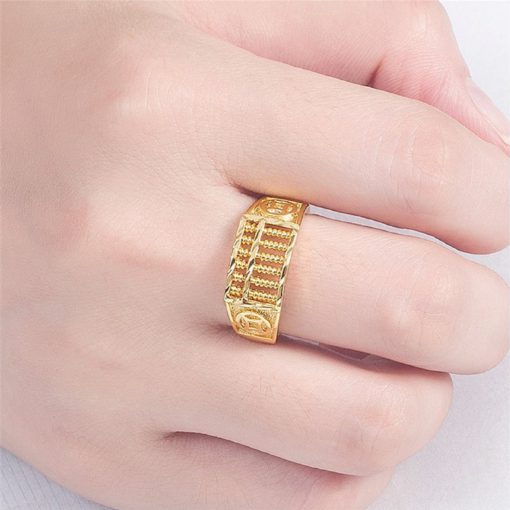 Prosperity Golden Abacus Ring - Image 4