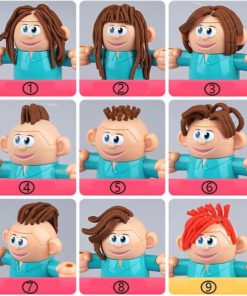 DIY hairdresser color clay children's toys