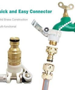 Universal 3-in-1 Brass Hose Tap Connectors Set