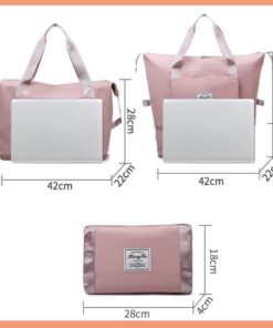 Large capacity folding travel bag