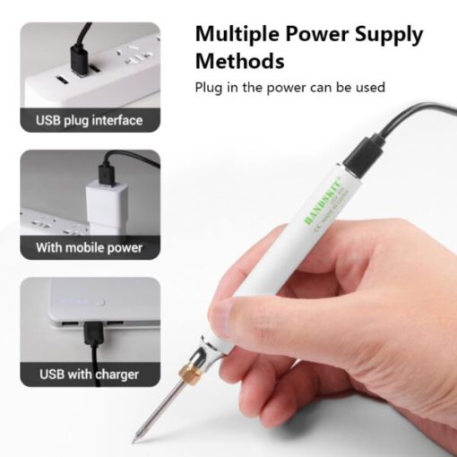 USB Portable Electric Soldering Iron Set - Image 5