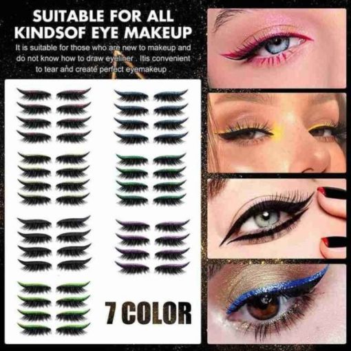 Reusable Eyeliner and Eyelash Stickers - Image 4