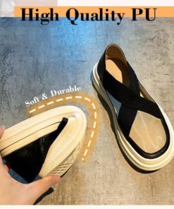 Elasticity Casual Gauze Loafer Sandals