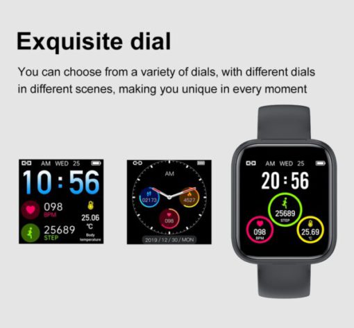 2 in 1 Smart Watch with Wireless Bluetooth Earbuds