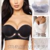 MaxiLift Strapless Push Up Bra