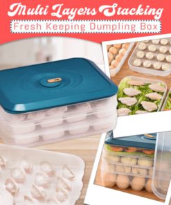 Multi Layers Stacking Fresh Keeping Dumpling Box