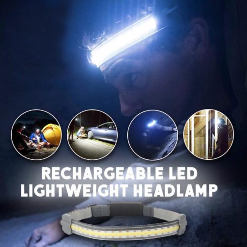 Rechargeable LED Lightweight Headlamp