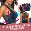 Stretchy Mesh Lifting Sports Bra