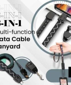 3-in-1 Multi-function Data Cable Lanyard