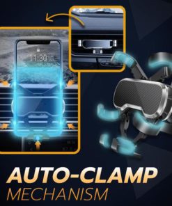 Auto-Clamp Car Phone Holder