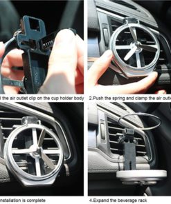 Car Vent Foldable Beverage Holder