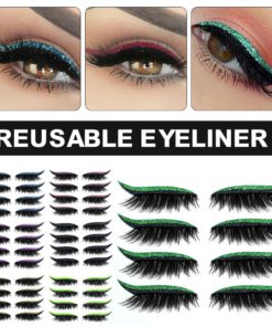 Reusable Stick On Eyeliner With Lashes