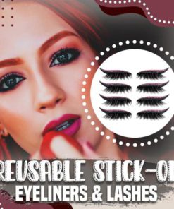 Reusable Stick-On Eyeliners and Lashes