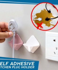 Self Adhesive Kitchen Plug Holder