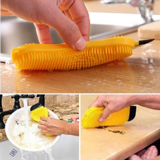 3-in-1 Premium Silicone Kitchen Sponge