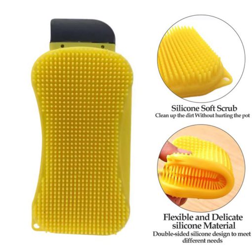 3-in-1 Premium Silicone Kitchen Sponge