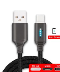 Auto Cut-off Fast Charging Nylon Cable