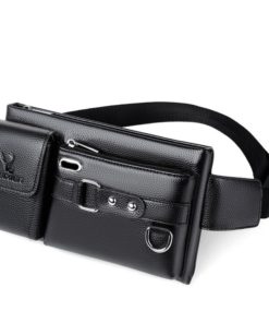 Leather Sling Crossbody Chest Waist Bag