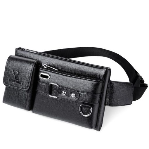 Leather Sling Crossbody Chest Waist Bag