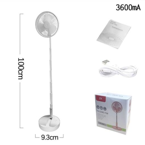 Mini Folding Telescopic Portable Fan - Image 5