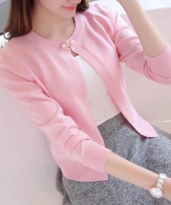 New Style Long-sleeved Cardigan Sweater